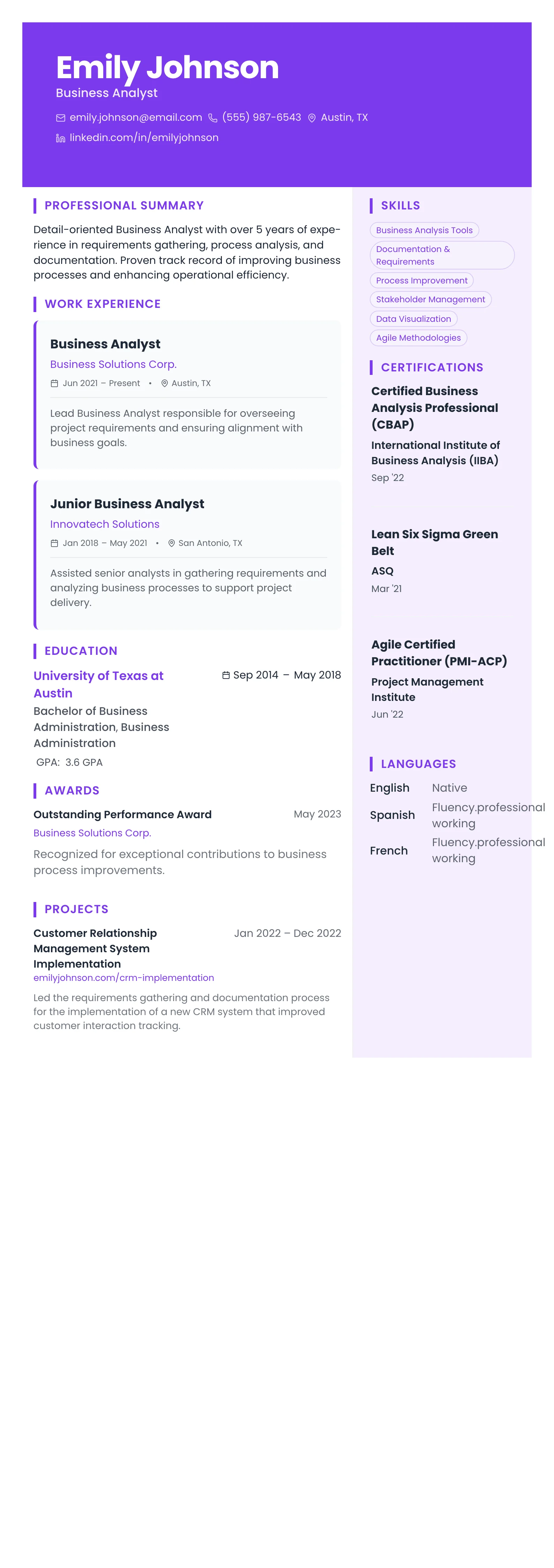 Creative Banner template preview