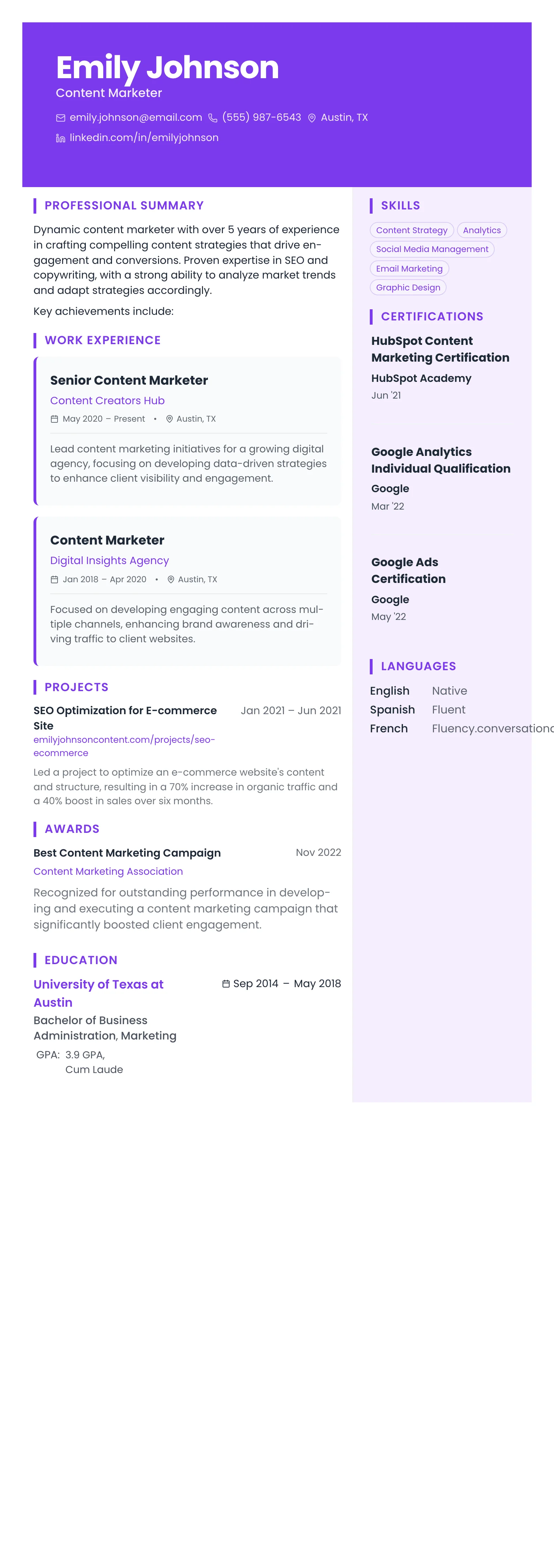 Creative Banner template preview