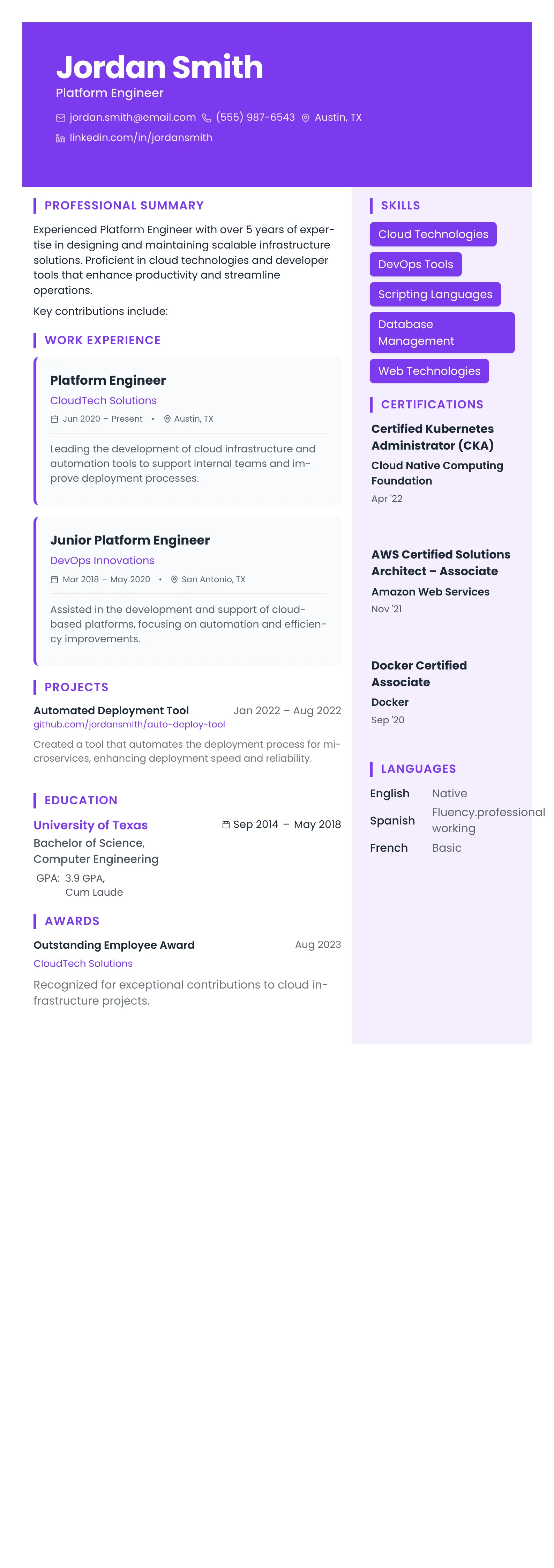 Creative Banner template preview