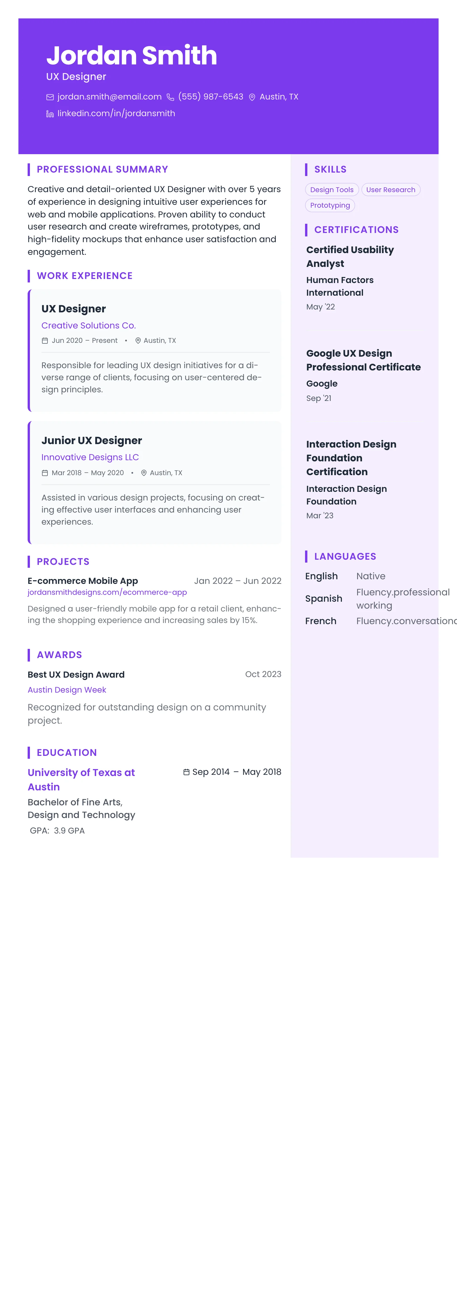 Creative Banner template preview