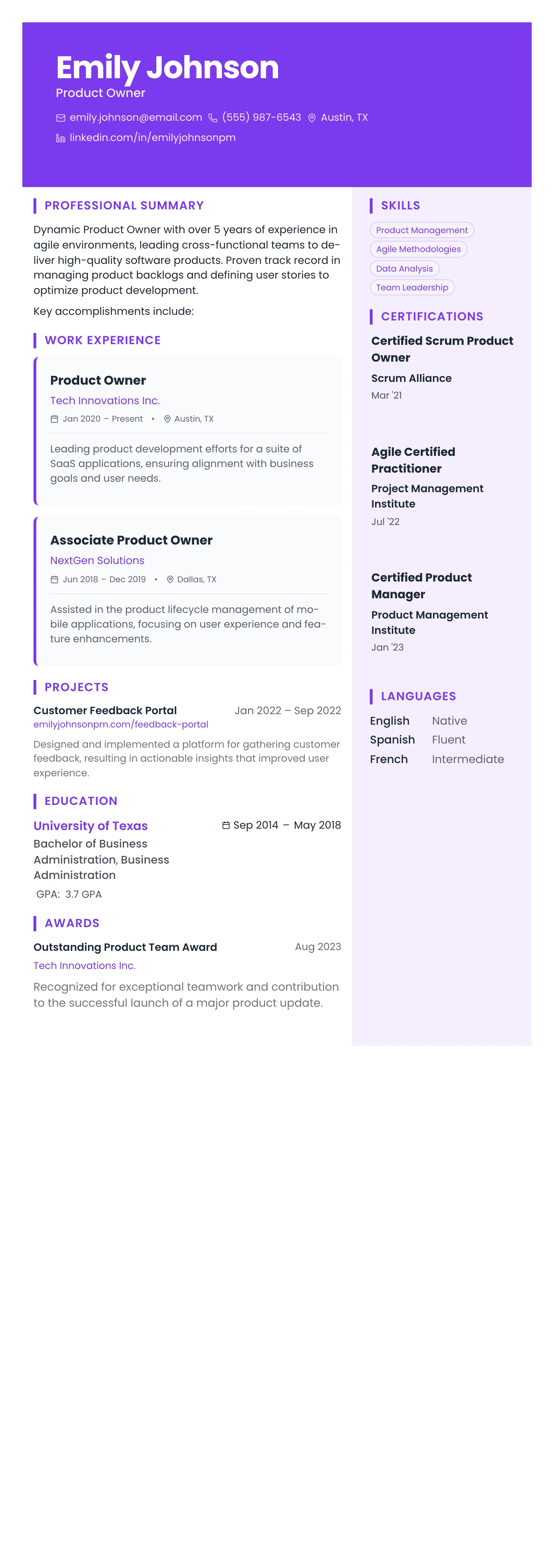 Creative Banner template preview