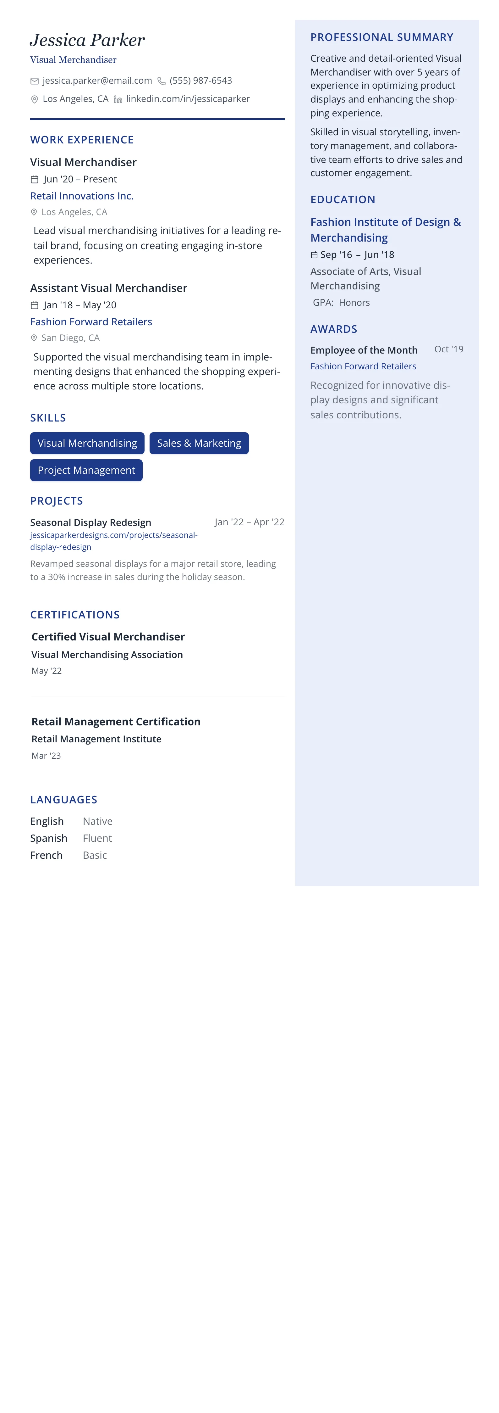 Executive Pro template preview