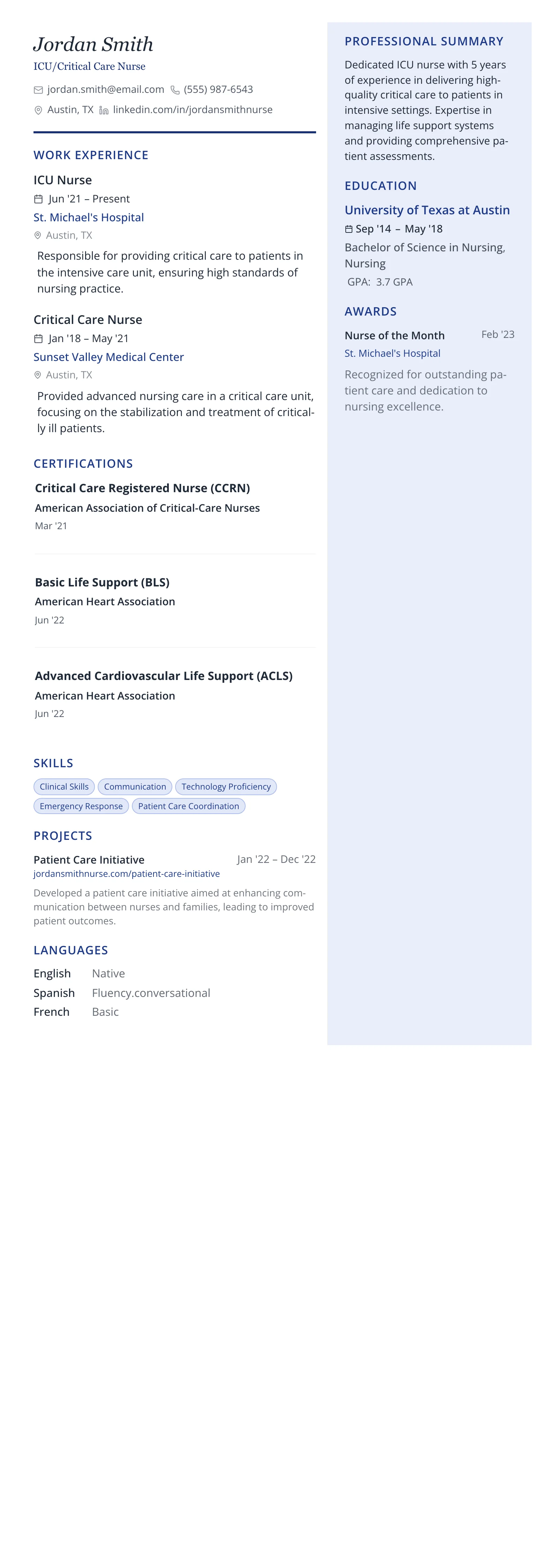 Executive Pro template preview