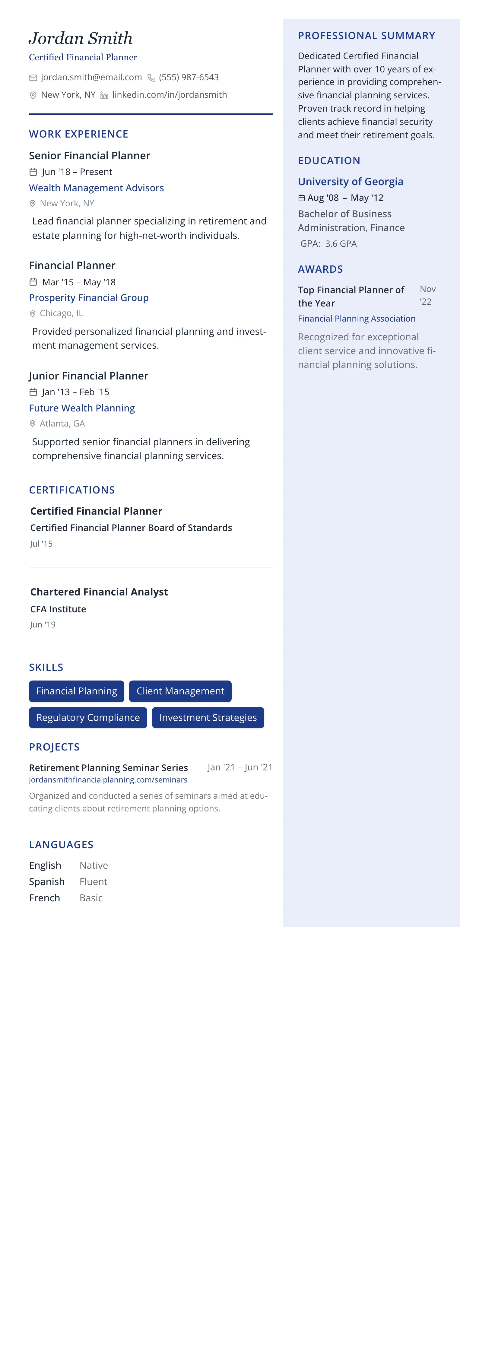 Executive Pro template preview