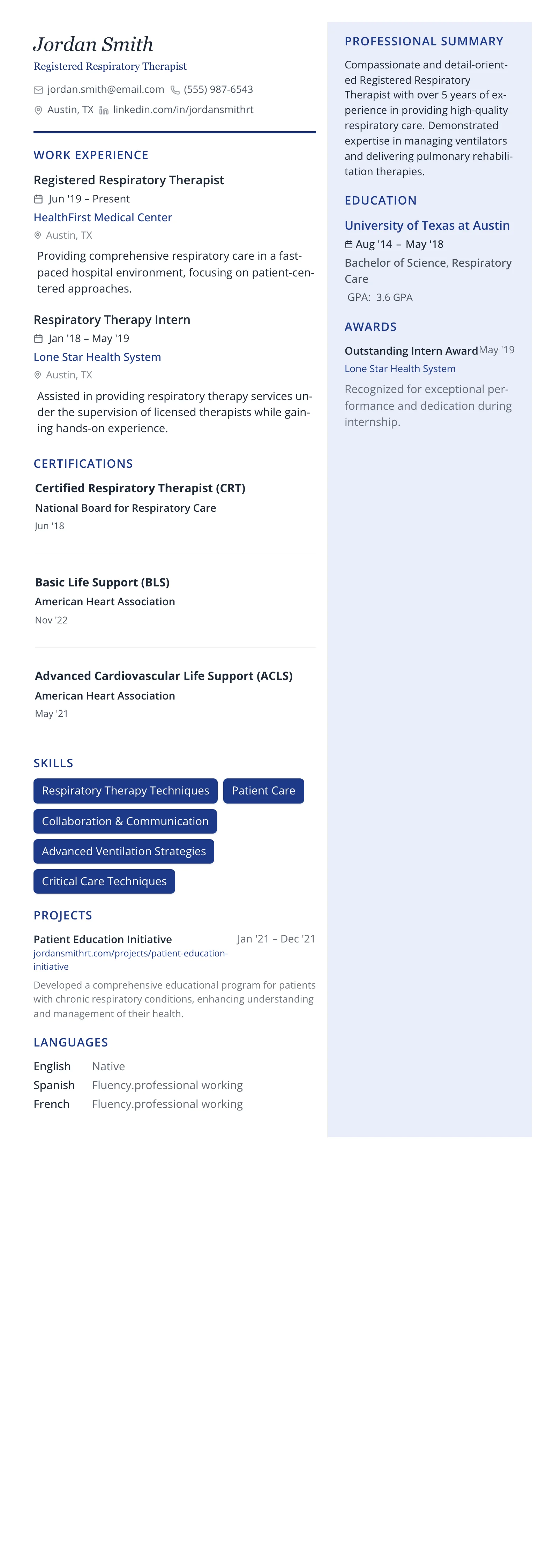Executive Pro template preview