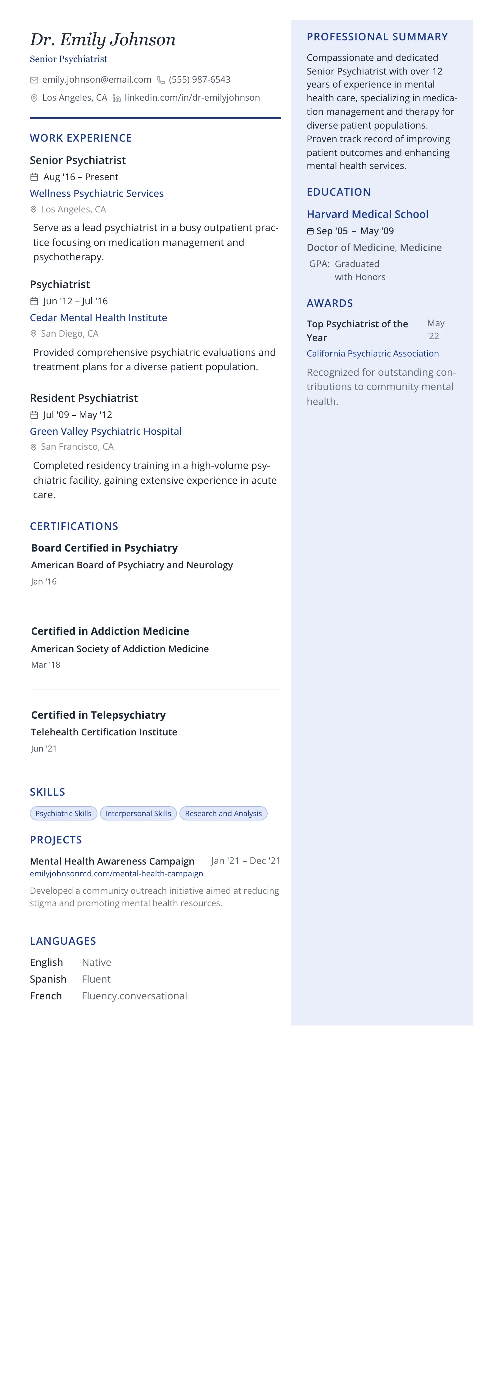 Executive Pro template preview