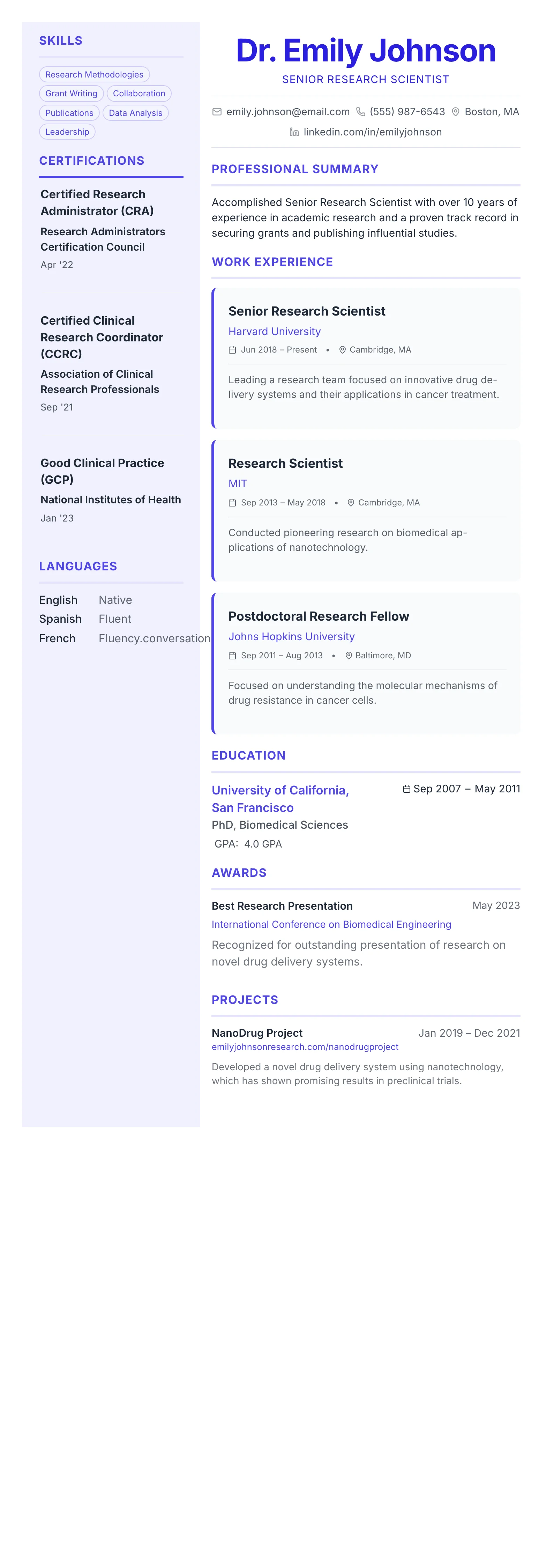 Geometric Accent template preview