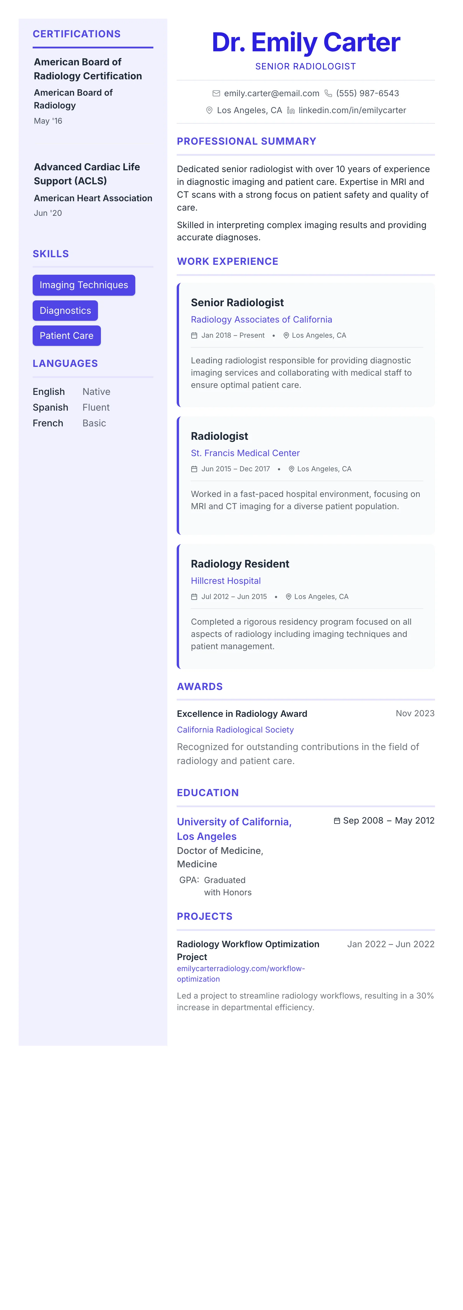 Geometric Accent template preview