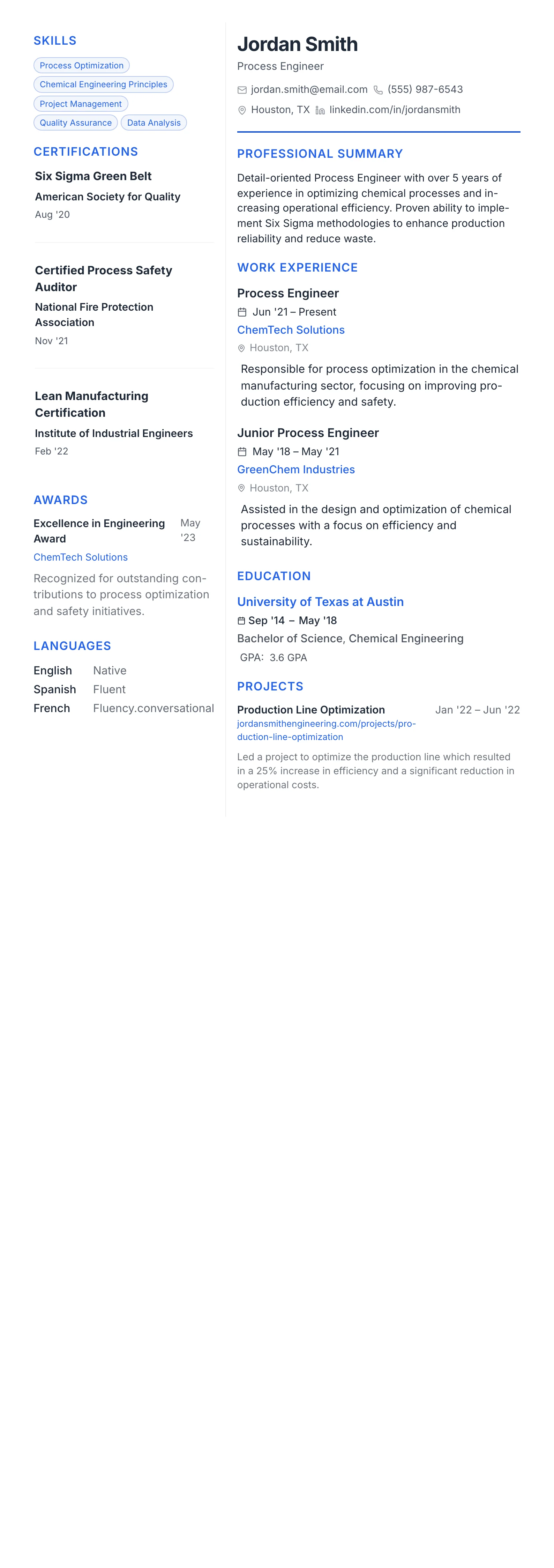 Modern Tech template preview
