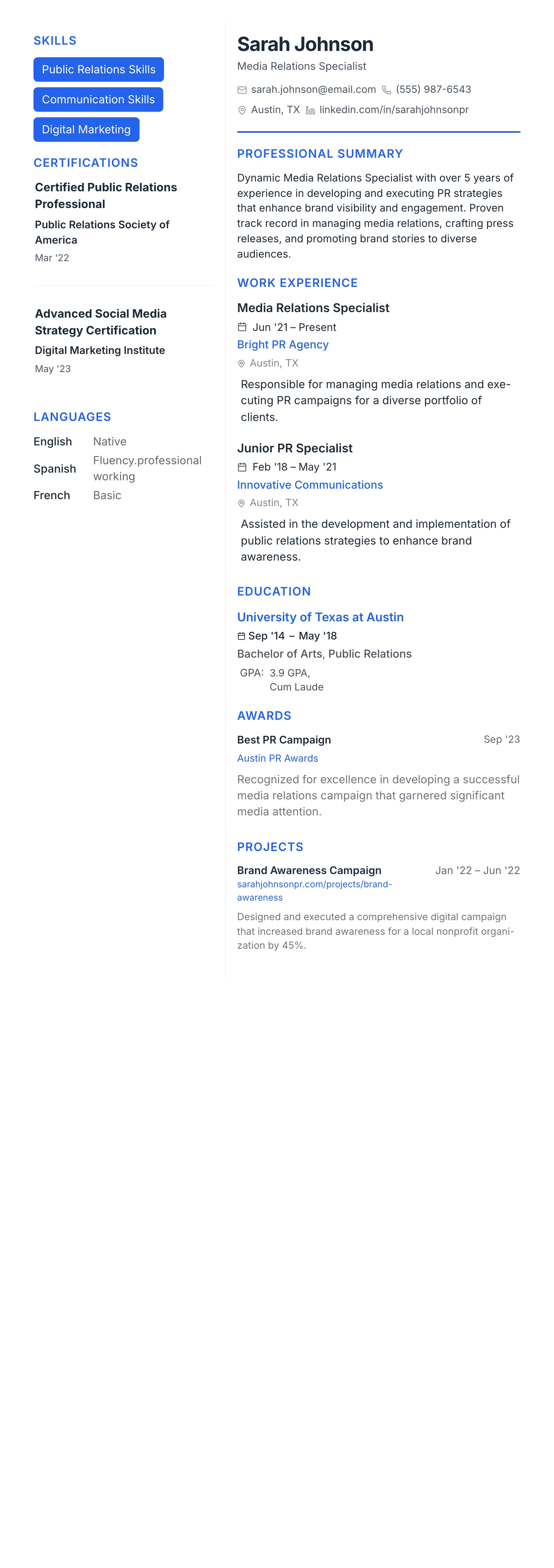 Modern Tech template preview