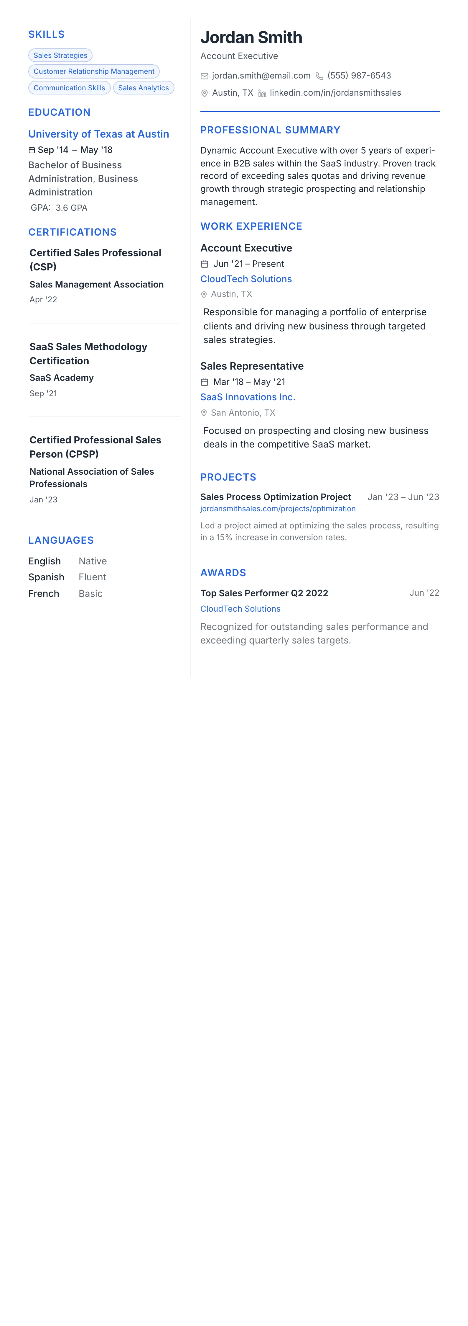 Modern Tech template preview