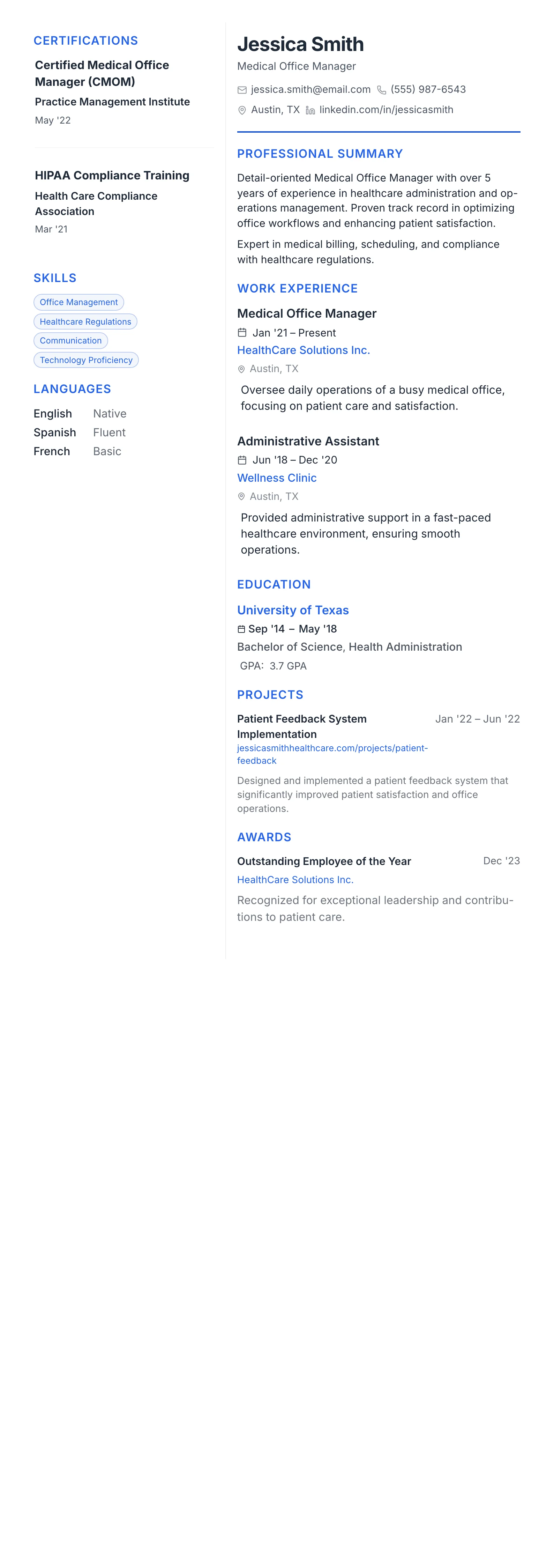 Modern Tech template preview