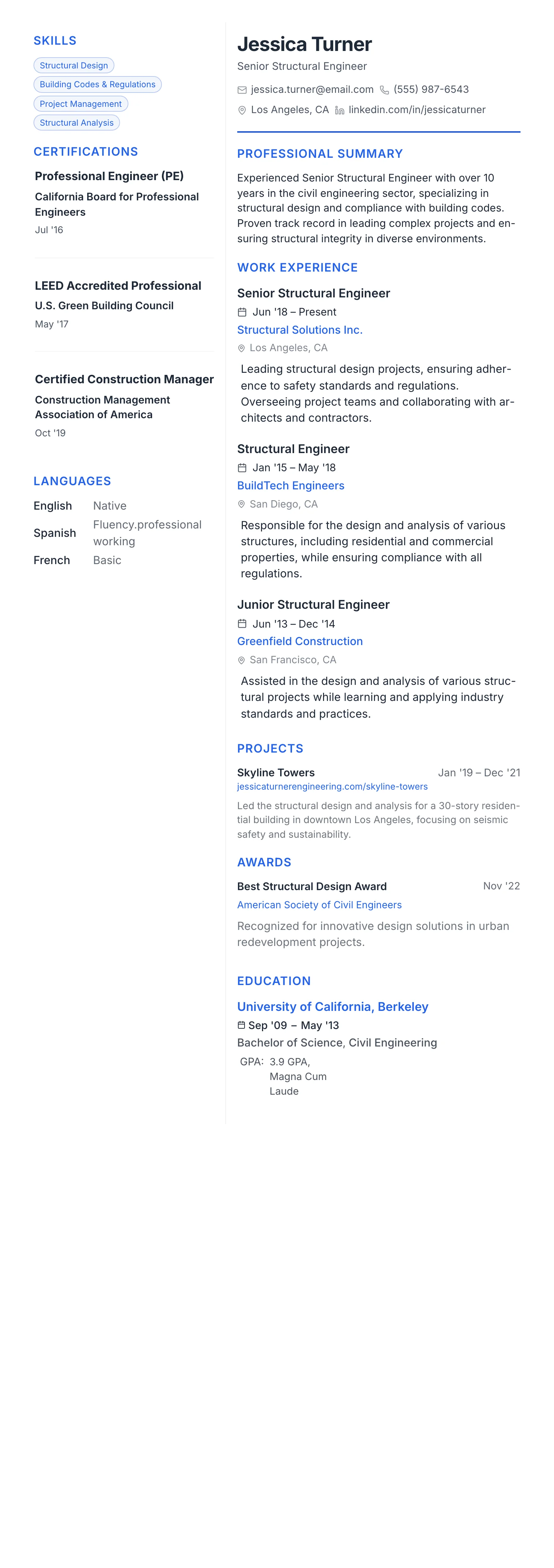 Modern Tech template preview