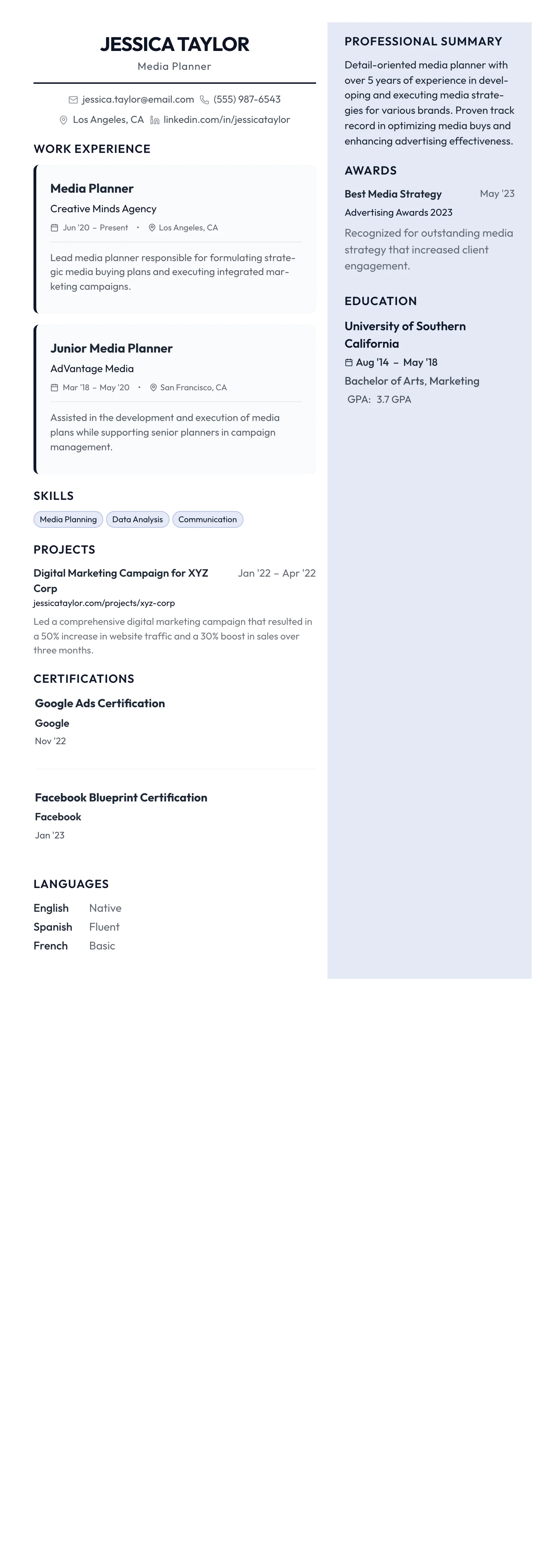 Startup Bold template preview