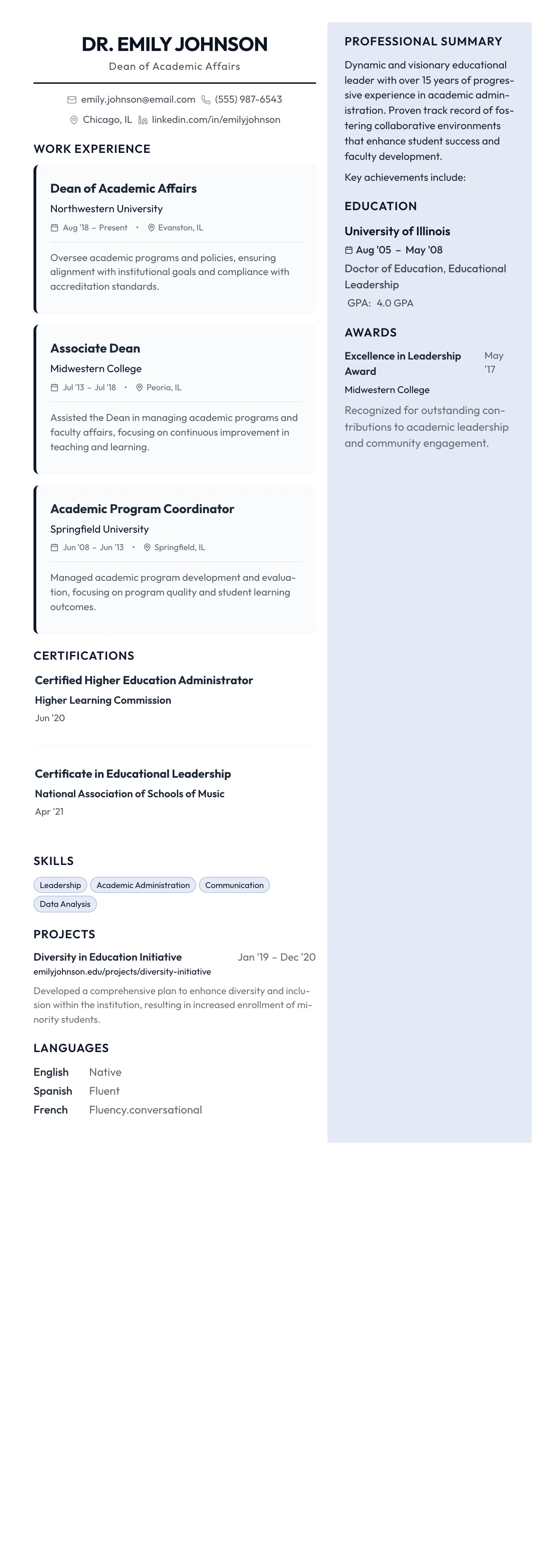 Startup Bold template preview