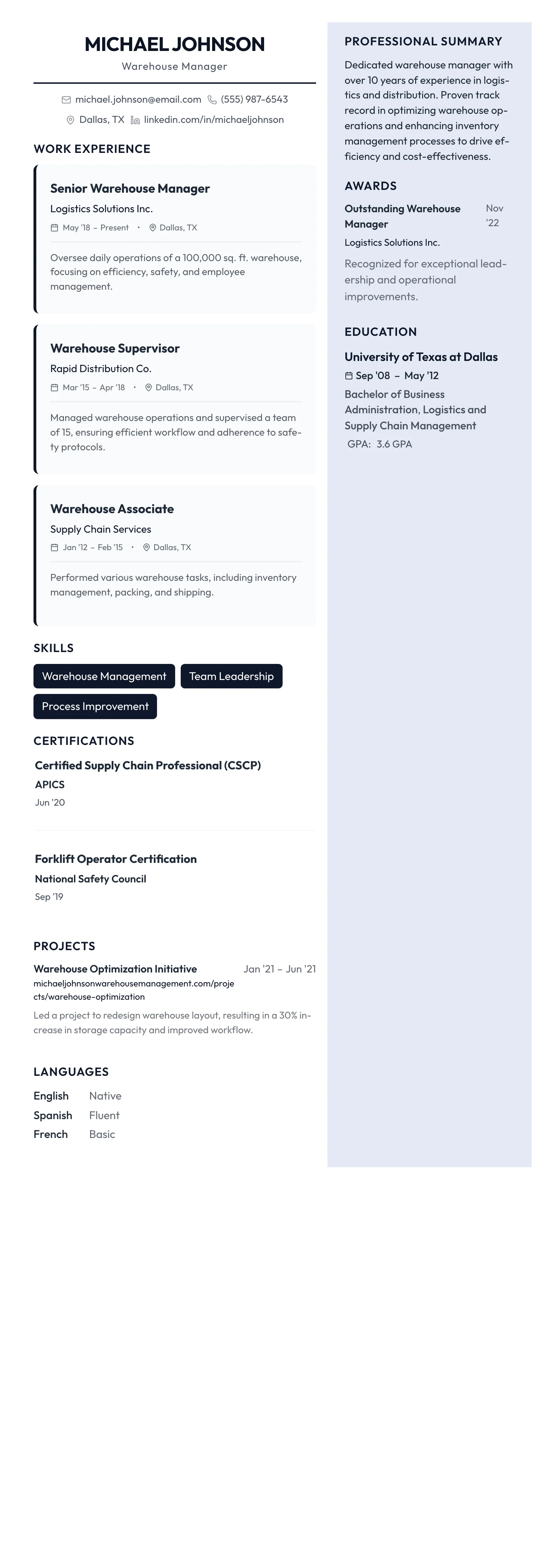 Startup Bold template preview