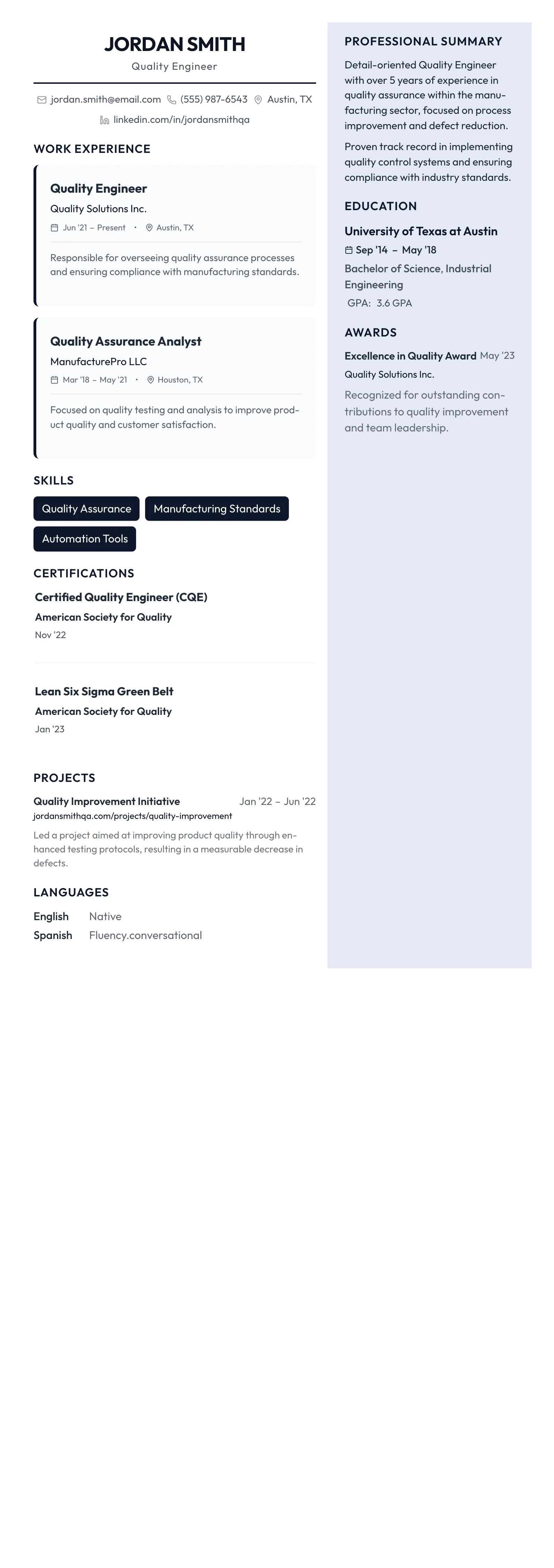 Startup Bold template preview