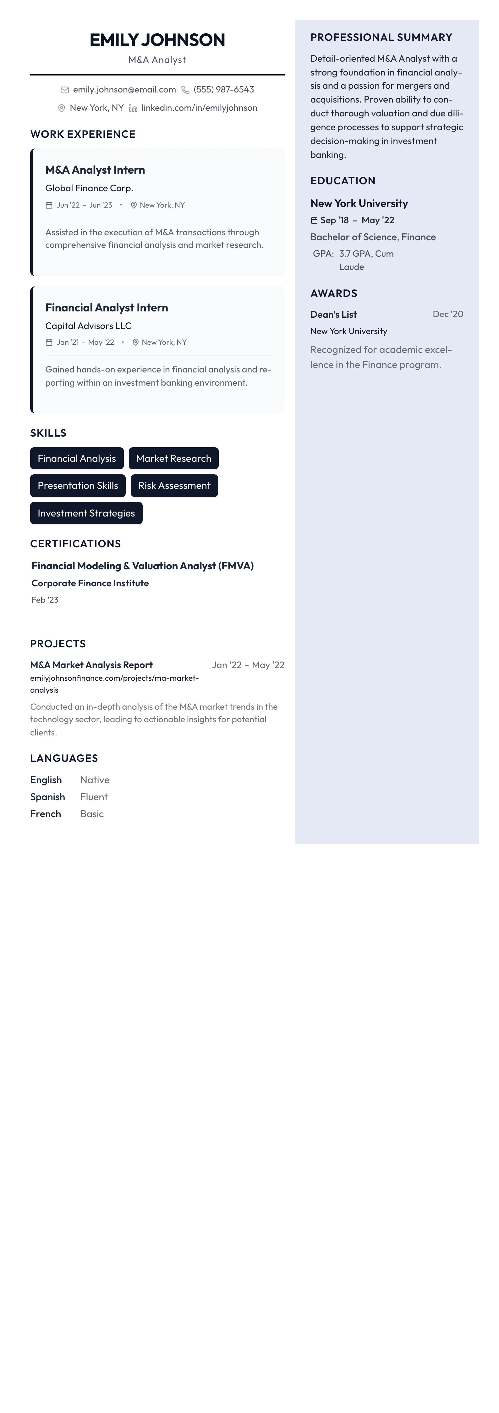 Startup Bold template preview