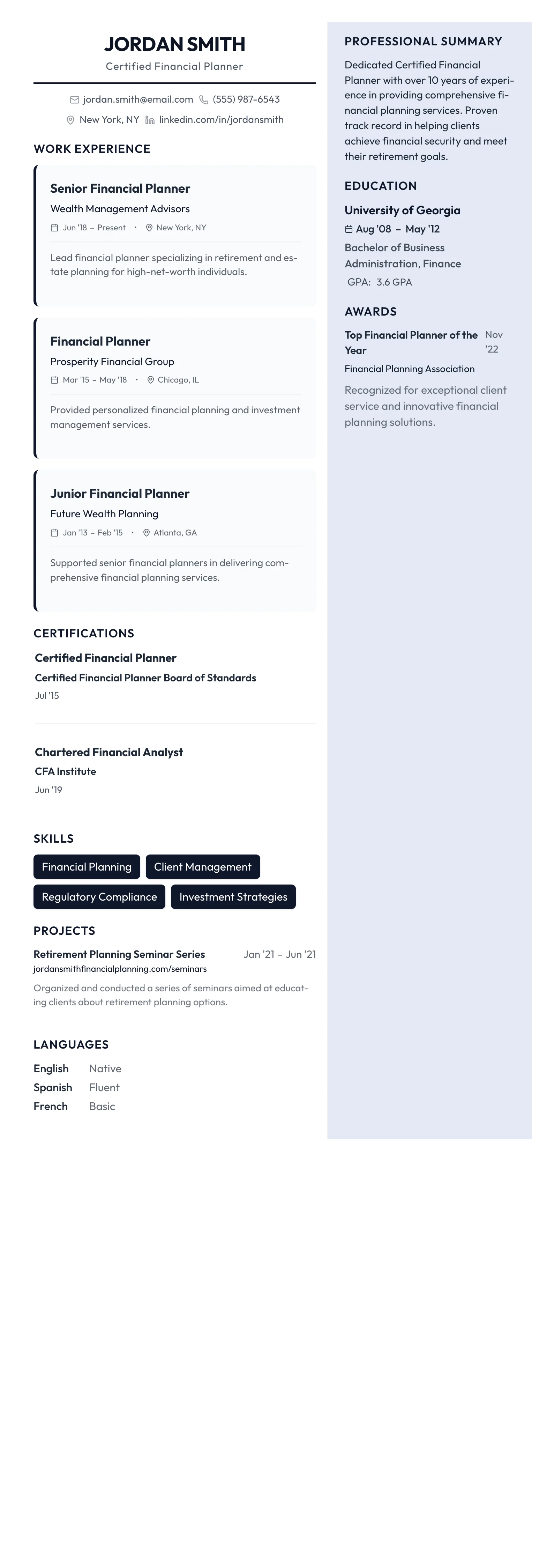 Startup Bold template preview