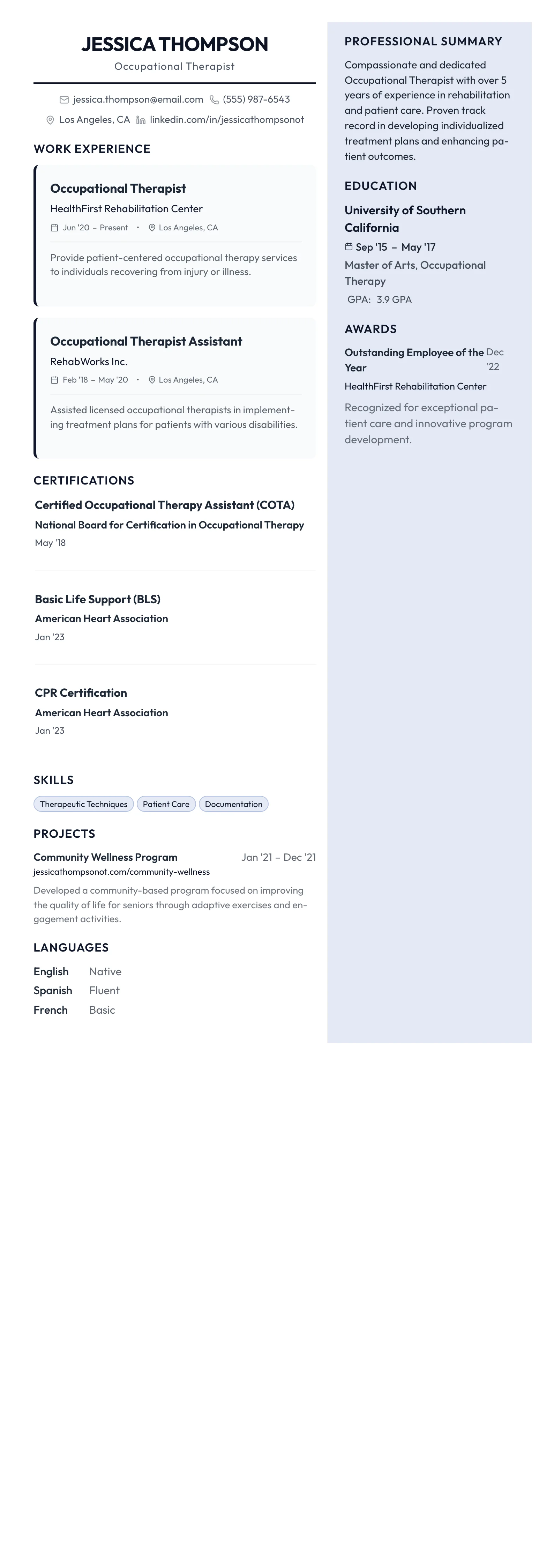 Startup Bold template preview