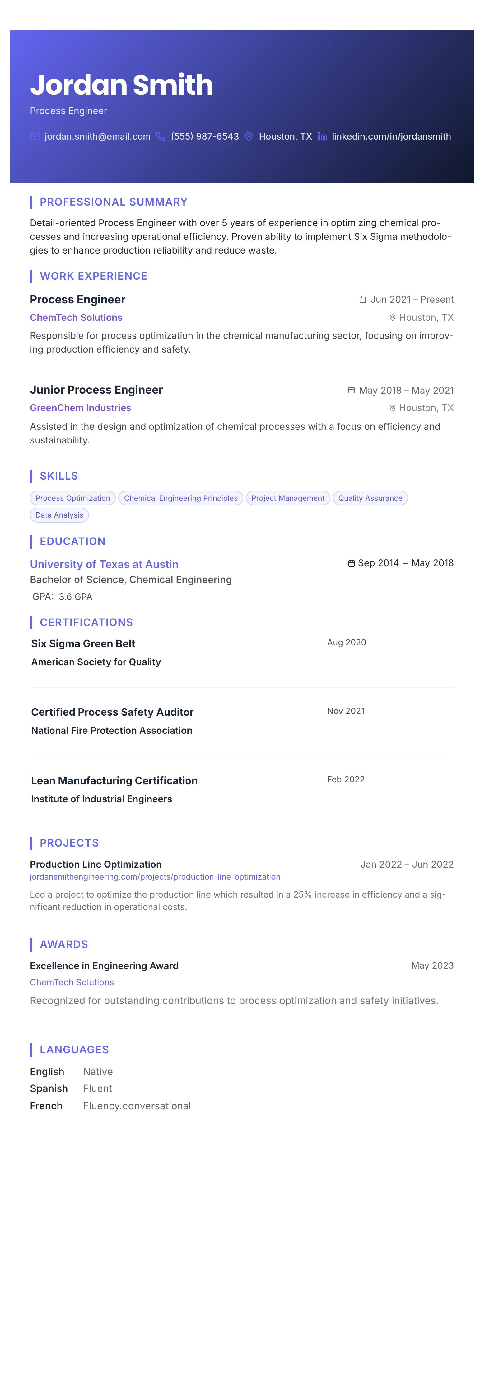 The Gradient Banner template preview