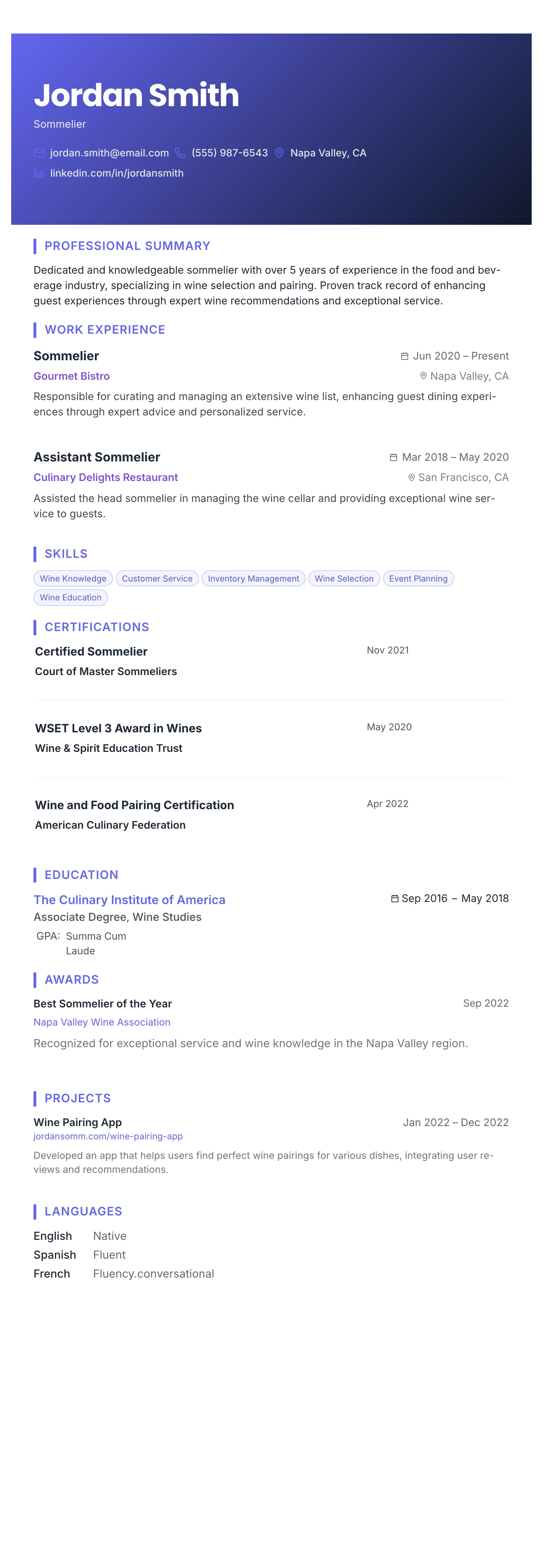 The Gradient Banner template preview